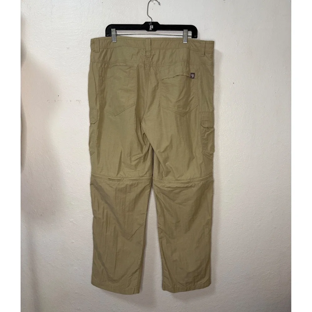 The North Face Men's 38 Convertible Hiking Cargo Pants Khaki Outdoor Gorpcore